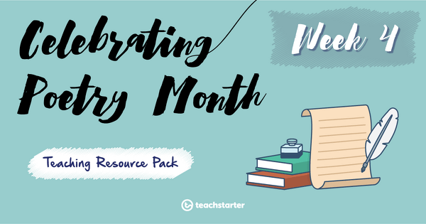 Preview image for Celebrating Poetry Month in the Primary Grades – Weeks 4 and 5 - resource pack