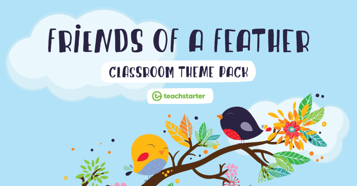 Preview image for Friends of a Feather Classroom Theme Pack - resource pack