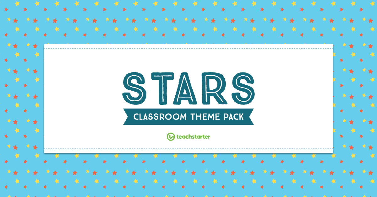 Preview image for Stars Pattern Classroom Theme Pack - resource pack