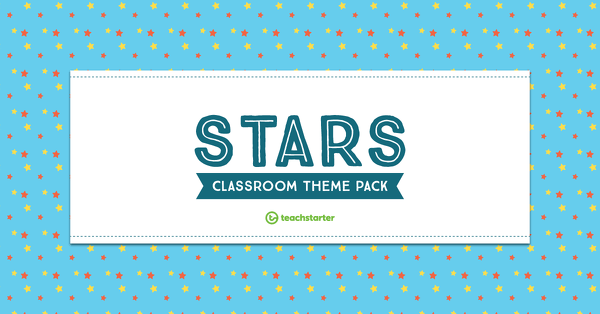 Go to Stars Pattern Classroom Theme Pack resource pack