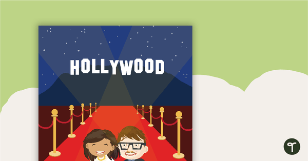 Go to Hollywood - Title Poster teaching resource