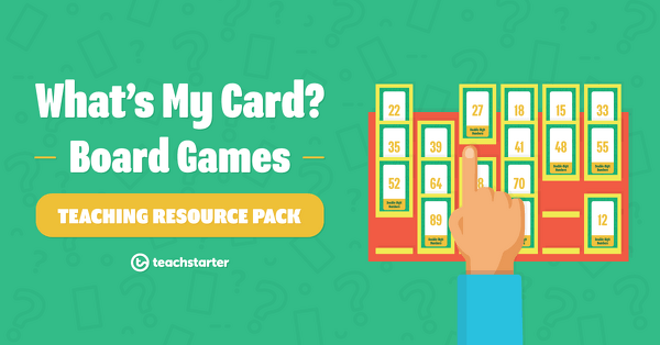 Go to What's My Card? Board Games resource pack