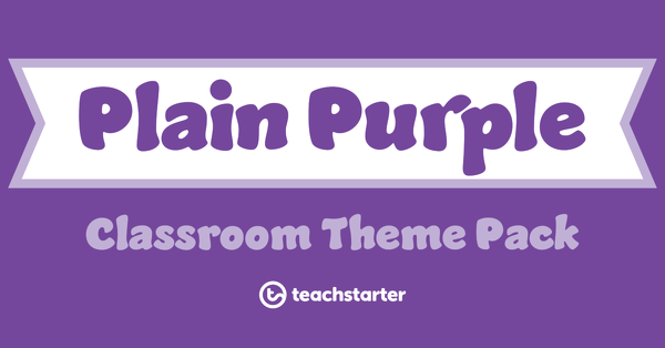Go to Plain Purple Classroom Theme Pack resource pack
