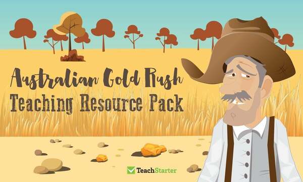 Preview image for Australian Gold Rush - Teaching Resource Pack - resource pack