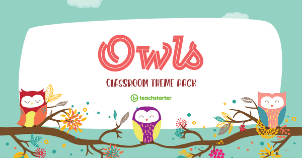 Go to Owls Classroom Theme Pack resource pack