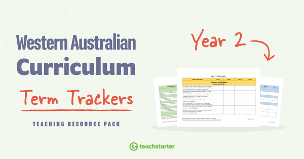 Go to Term Trackers Resource Pack (WA Curriculum) - Year 2 resource pack