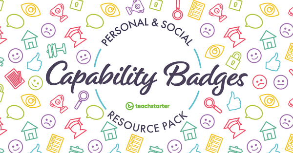 Image of Personal and Social Capability Badges Resource Pack