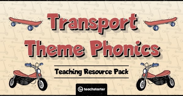 Preview image for Transport Theme Phonics Resource Pack - resource pack