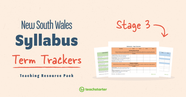 Go to Term Trackers Resource Pack (NSW Syllabus) - Stage 3 resource pack