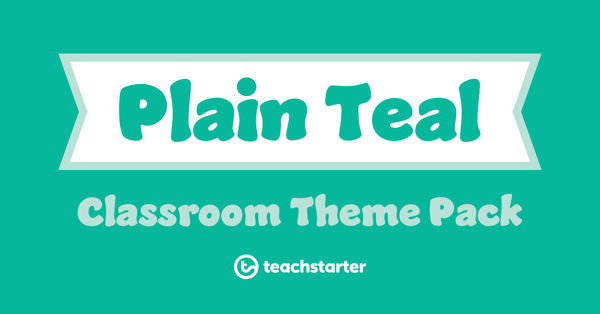 Go to Plain Teal Classroom Theme Pack resource pack