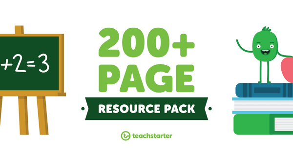 Go to 200+ Page Primary School Teaching Resource Pack resource pack