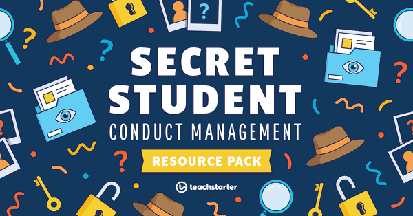 Image of Secret Student Conduct Management Resource Pack