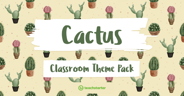 Cactus Theme Classroom Bulletin Board Decoration Set, Succulent Themed  Welcome Banner, Wall or Door Decor, [...]