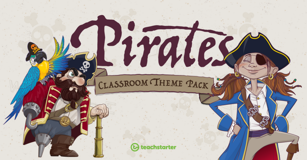 Image of Pirate Classroom Theme Pack