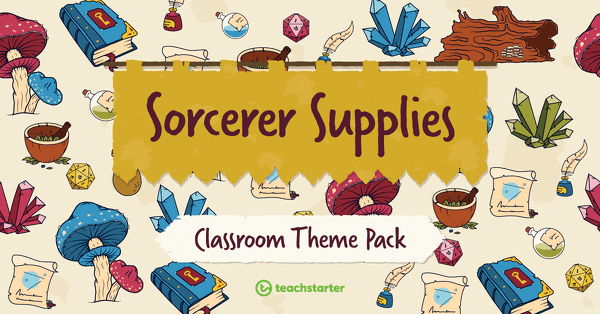 Preview image for Sorcerer Supplies Classroom Theme Pack - resource pack