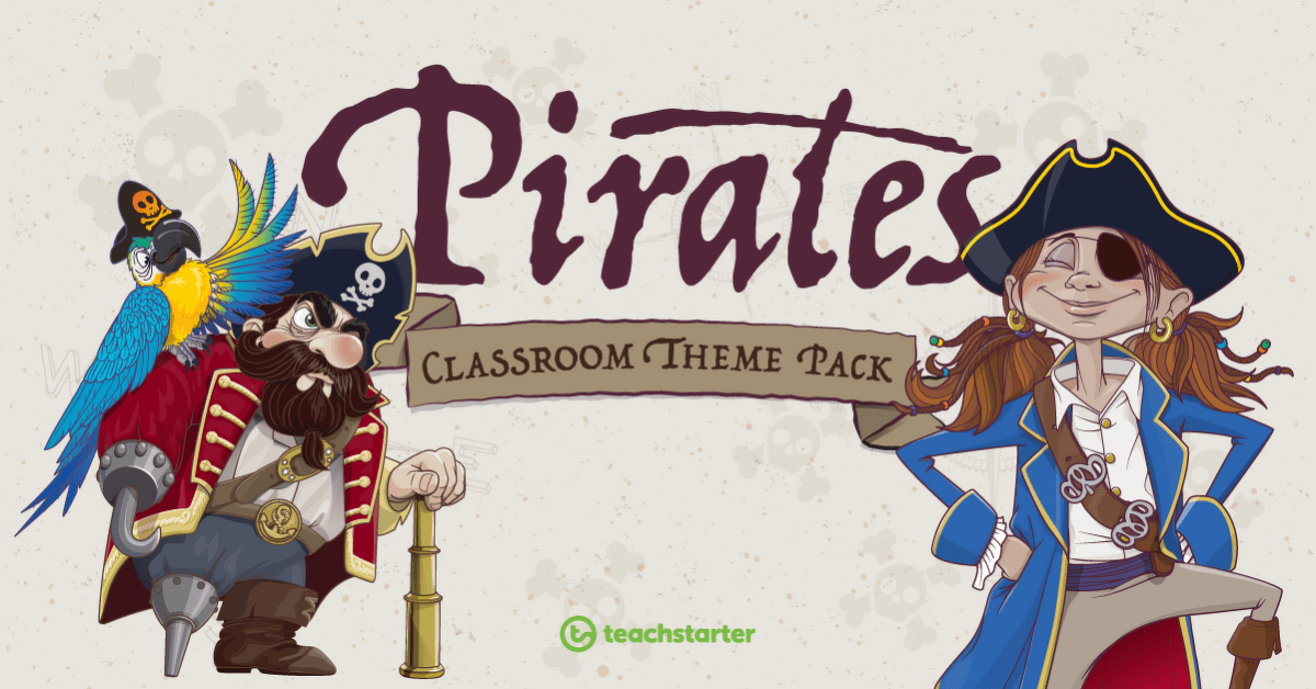 Preview image for Pirate Classroom Theme Pack - resource pack