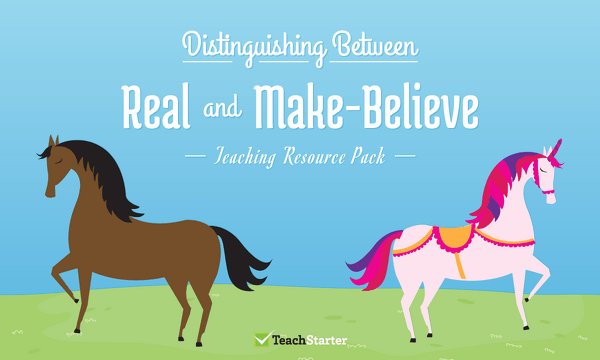 Image of Comprehension Strategy Teaching Resource Pack - Distinguishing Between Real and Make-Believe