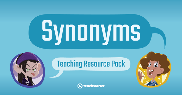 Go to Synonyms Posters Teaching Resource Pack resource pack