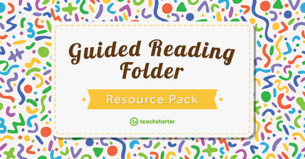 Preview image for Guided Reading Folder Templates and Checklists - resource pack