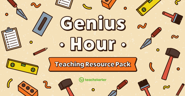 Preview image for Genius Hour Teaching Resource Pack - resource pack
