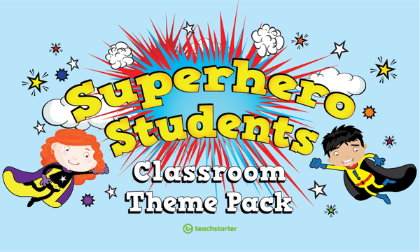 Go to Superhero Students Classroom Theme Pack resource pack