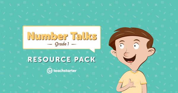 Preview image for Number Talks Teaching Resource Pack - Grade 1 - resource pack