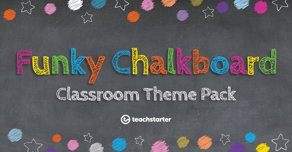 Go to Funky Chalkboard Classroom Theme Pack resource pack