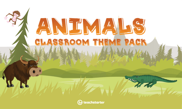 Go to Animals Classroom Theme Pack resource pack