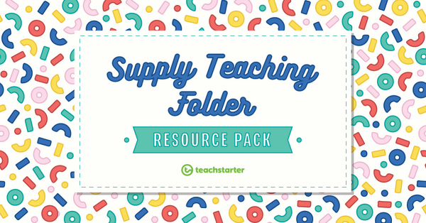 Preview image for Supply Teaching Folder (For Classroom Teachers) - resource pack