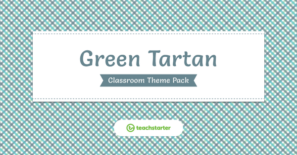 Go to Green Tartan Classroom Theme Pack resource pack