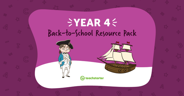 Go to Year 4 Back-to-School Resource Pack resource pack