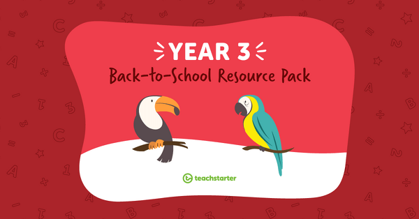 Go to Year 3 Back-to-School Resource Pack resource pack