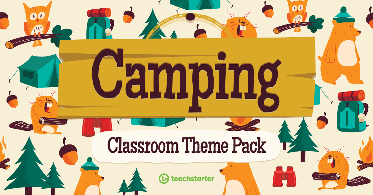 Preview image for Camping Classroom Theme Pack - resource pack