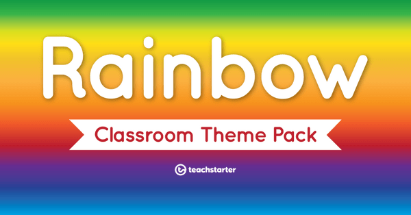 上一页iew image for Rainbow Classroom Theme Pack - resource pack