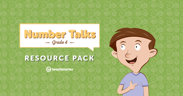 Image of Number Talks Teaching Resource Pack - Grade 4