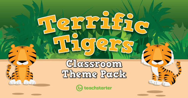 Go to Terrific Tigers Classroom Theme Pack resource pack
