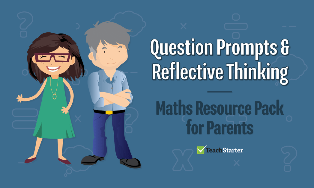父母的数学资源包的预览图像 - 问题提示和反思性思维 - 资源包