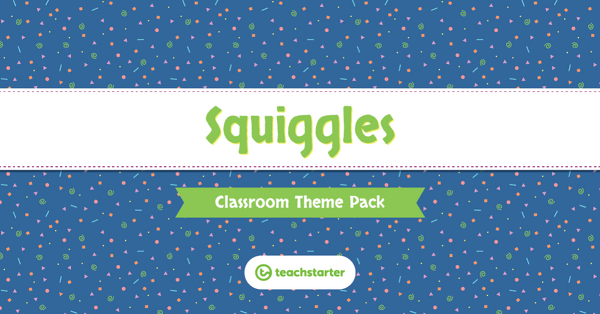 Preview image for Squiggles Pattern Classroom Theme Pack - resource pack
