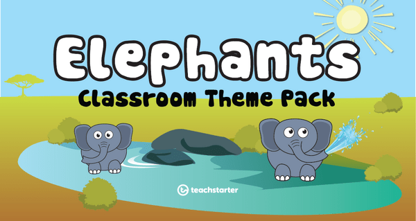 Go to Elephants Classroom Theme Pack resource pack