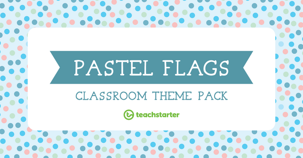 Go to Pastel Dots – Classroom Theme Pack resource pack