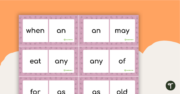 Preview image for Sight Word Dominoes - Dolch Grade 1 - teaching resource