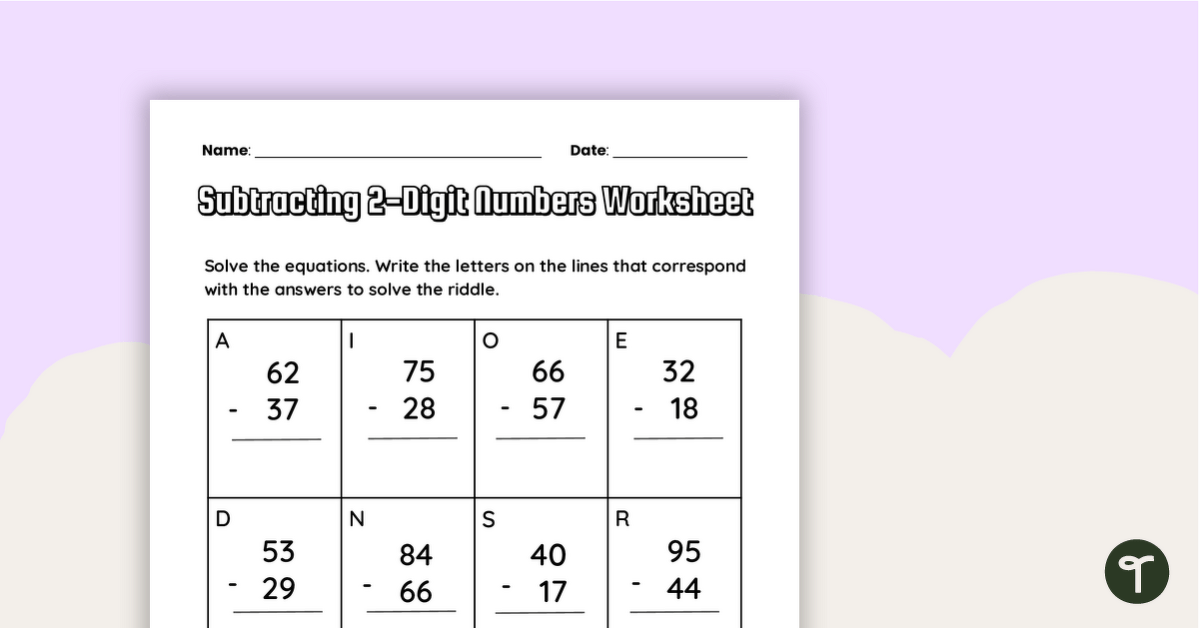 subtracting-2-digit-numbers-worksheet-teach-starter