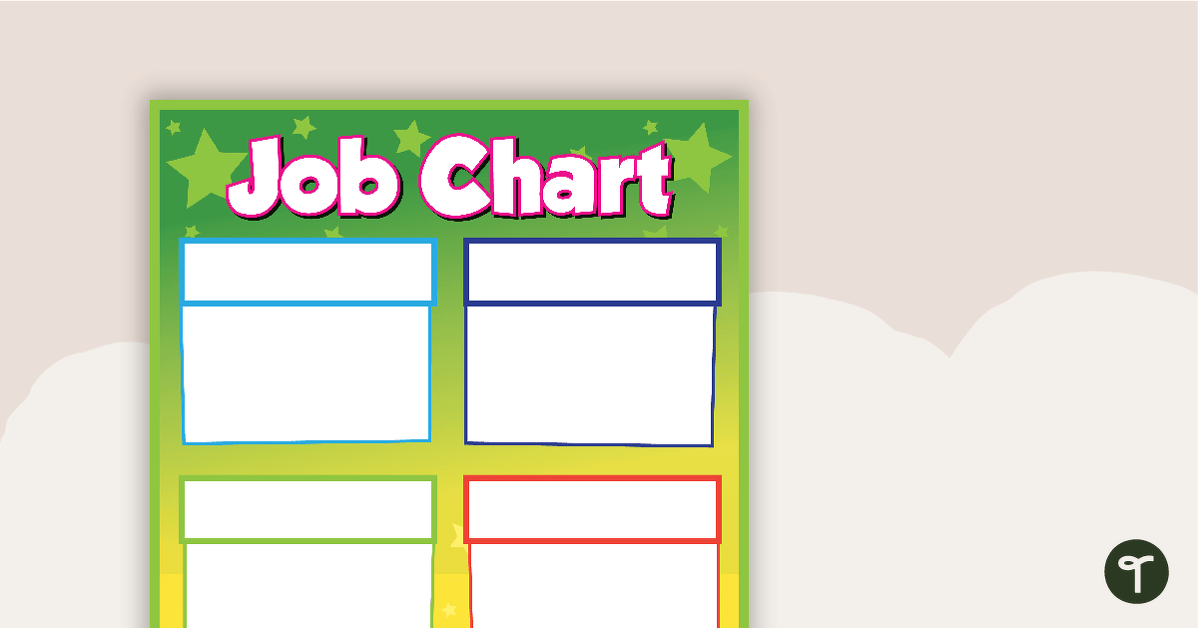 Job Chart teaching resource