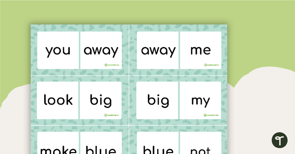 Go to Sight Word Dominoes - Dolch Pre-Primer teaching resource