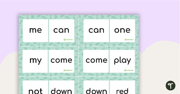Sight Word Dominoes - Dolch Pre-Primer teaching resource