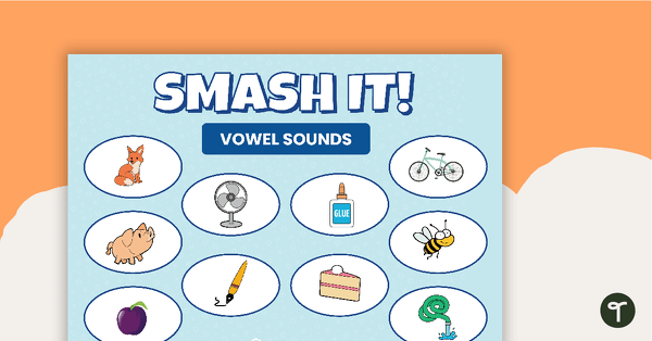 Preview image for SMASH IT! Vowels Game - teaching resource