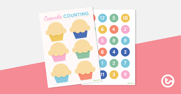 Cupcake Counting Activity teaching resource