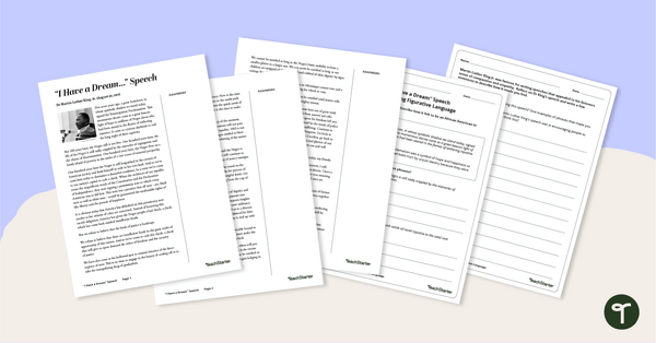 Image of I Have a Dream - Speech Analysis Activity