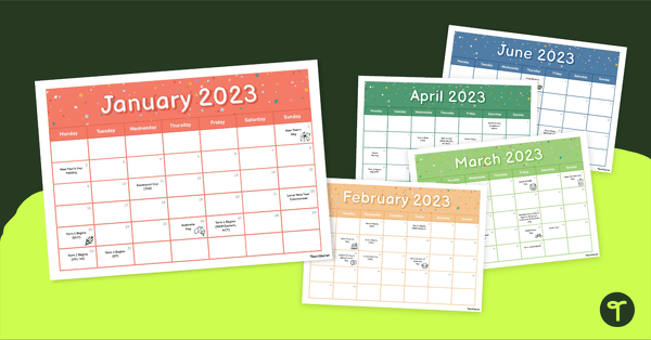 Go to 2022 Australian Calendar of Important Events teaching resource