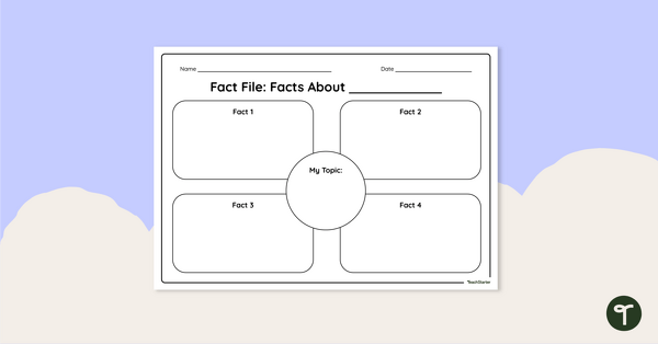 Go to Build a Fact File Template teaching resource